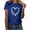 Blue, variant on Womens White Tank Top Dressy Elegant Blouses for Women Sexy Night Club Work Out Shirts Gym Loose Pack