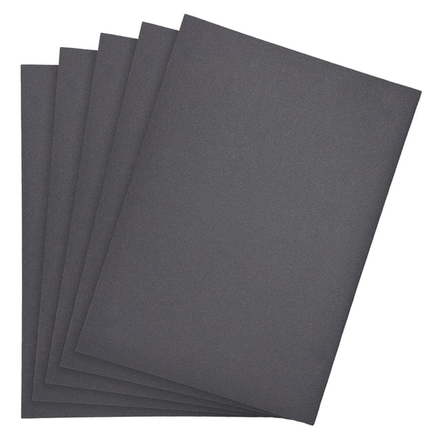Unique Bargains Papier de Verre Imperméable, Papier de Sable Humide et Sec de 500, 11 x 9 Pouces 5 Pcs