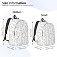 thumbnail image 3 of KLL Bunny And Bird Print Travel Laptop Backpack - College Backpack Business Work Bag Nurse Bag Casual Daypack for Weekender Business Hiking -Small, 3 of 6