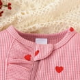 thumbnail image 5 of CaComMARK PI Baby Bodysuit Onesie One Piece Newborn Home Outfit Long Sleeve Romper 3-6 Months Zipper Jumpsuit Infant Clothes Girl Boy Gift Cheapest Items on Sale Watermelon Red 6M, 5 of 6