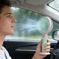 thumbnail image 5 of Lenkho Handheld & Desktop Fan, Rechargeable Portable Fan with Stand Base, Personal Small Fan with 6 Speed Control, Ideal for Indoor & Outdoor Use, Summer Personal Cooling Gadget, 5 of 6