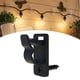 thumbnail image 4 of 12 clips de cuerda para exteriores, soportes para cables exteriores, fácil instalación, abrazaderas de línea, ganchos para colgar luces de hadas para negro, 4 of 9