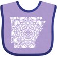 thumbnail image 3 of Inktastic Arkansas Silhouette Mandala Boys or Girls Baby Bib, 3 of 4