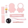 thumbnail image 2 of Materiales para Hacer Monederos Baoblaze Bolso de Bricolaje Rosado, 2 of 8