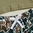 thumbnail image 6 of BemeyourBBs Toddler Baby Boys Camouflage Outfit Infant Baby Boys Summer Clothes Short Sleeve Crew Neck T-shirt with Elastic Waist Camo Shorts Set, 6 of 7