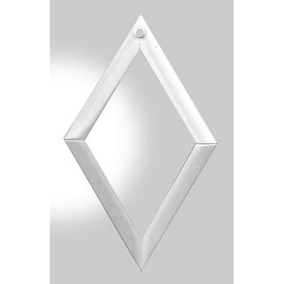 National Artcraft® 4" X 7" Diamond-Shaped Clear Glass Suncatchers - (Pkg/6)