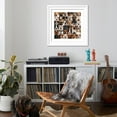thumbnail image 4 of Art.com Collage Of 36 Dog Heads Premium Giclee Print by Life on White, White Frame Wall Art, 38" x 38", 4 of 5