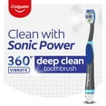 Colgate 360 Vibrate Deep Clean Battery Operated Toothbrush, 1 AAA