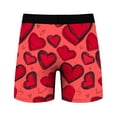 thumbnail image 5 of Ousvtion Saving Valentine's Day Mens Trunks Love Heart Print Boxer Briefs Valentines Rose Boxers Underwear Comfort Soft Brief Gift for Men Deals,C02-Pink,Large, 5 of 6