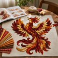 thumbnail image 6 of Phoenix Patchwork DIY Kit, Layered Fabric Wall Art, Beginner-Friendly Sewing Craft for Door & Wall Decor, Creative Gift for Adults, 6 of 6