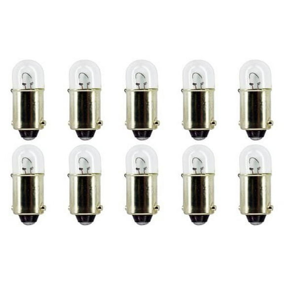 CEC Industries #3886LL Long Life Bulbs, 12 V, 6 W, BA9s Base, T-2.25 shape (Box of 10)