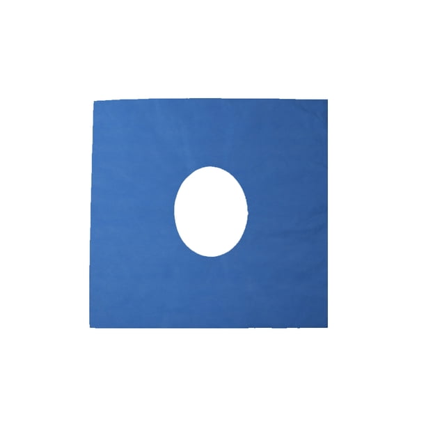 Vogacara 100 piezas Toalla de un solo Funda de almohada para tumbarse Agujeros no tejidos de un solo Almohadilla de superposición facial masajeadores Azul oh agujero Vogacara CE014891-06