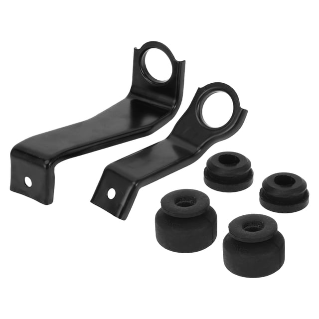 Juego de Soportes de Choque del Radiador del Automóvil Izquierdo y Derecho & Bujes Superior e Inferior No.197015AAA00 para Honda Civic 2016-2021