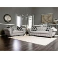 thumbnail image 3 of Furniture of America Isabella Transitional Fabric Tufted Loveseat in Gray, 3 of 6