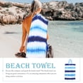 thumbnail image 4 of Serviette de Plage en Microfibre Serviette de Plage Décorative Serviette de Bain Portable pour Extérieur, 4 of 8