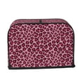thumbnail image 2 of Sikiie Rose Leopard Print Toaster Covers 2 Slice Dustproof Toaster Cover Bread Machine Cover, Dustproof Cover - 11.4" x 7.5" x 7.9", 2 of 7