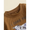 thumbnail image 6 of Suealasg Western Baby Boy Girl Romper 3 6 12 18 Months Infant Long Sleeve Round Neck Letter Cow Print Bodysuit Newborn Fall Autumn One Piece Clothes, 6 of 8