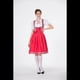thumbnail image 5 of Disfraz de Oktoberfest Alemán para Mujer, Estilo Dirndl, para Adultos, para de Cerveza Tradicional, Disfraz de Sirvienta. Rojo XL, 5 of 7