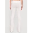 thumbnail image 4 of Women's Mid Rise Ribbed Knit Flare Leg Pants, 4 of 4