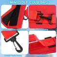 thumbnail image 3 of Lightweight Carry Bag, Mini Golf Club Bag with Adjustable Strap for Men Women Golfer Pouch Driving Range Carrier Course Training Practice Case, 3 of 7