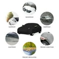 thumbnail image 6 of 190T Universal Full Sedan Car Cover, Waterproof Sunscreen Anti UV Dustproof Protection, L - 470x180x150cm (185x71x59in), 6 of 10