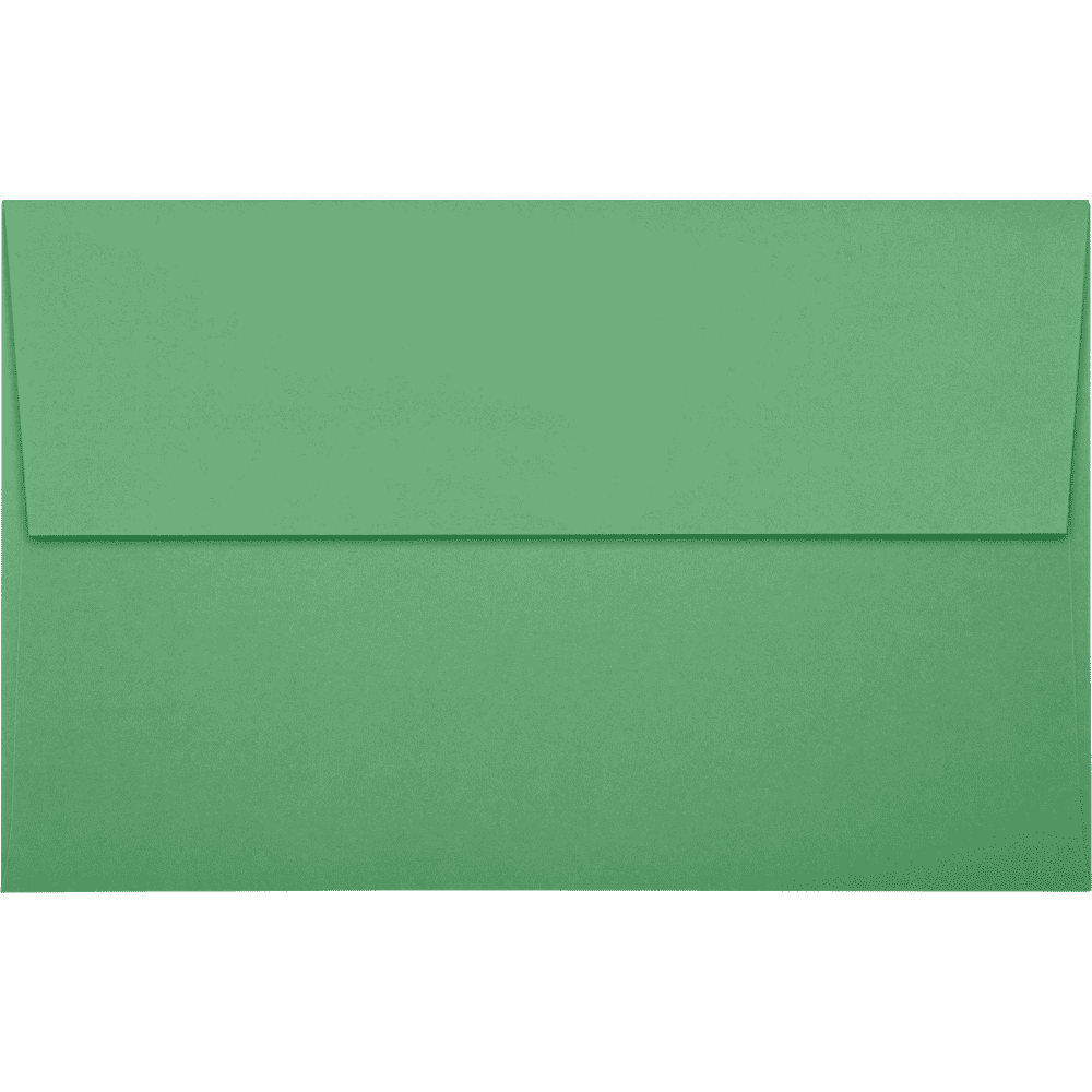 LUXPaper A10 Invitation Envelopes with Peel & Press, Holiday Green, 6 x 9 1/2, 250/Pack
