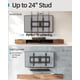 thumbnail image 4 of Soporte de pared inclinable para TV de alta resistencia con certificación UL para televisores grandes de 37 a 82 pulgadas, soporte de TV inclinable delgado de hasta 24 pulgadas y 132 libras, soporte d, 4 of 5