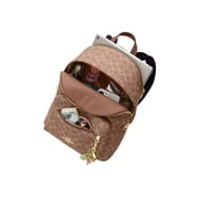 Coach Taylor Small Backpack In Signature Canvas (Tan Brown)