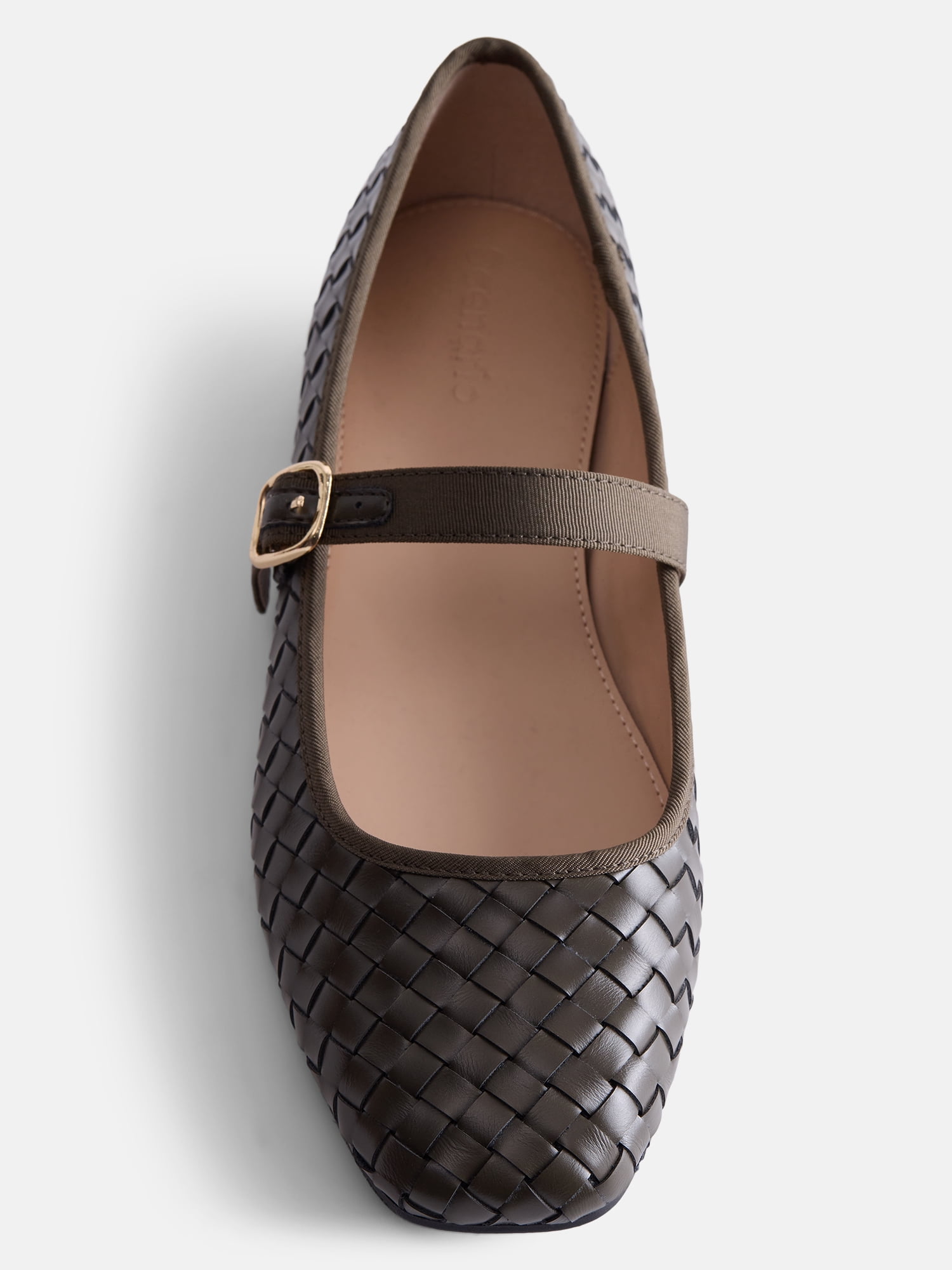 Scenario Women's Woven Mary Jane Flats
