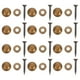 thumbnail image 2 of 16 piezas de clavos para tablero publicitario duraderos, clavos de espejo de vidrio, clavos de cobre con tornillo, 2 of 6