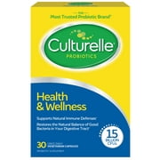 (2 pack) (2 Pack) Culturelle Health & Wellness Probiotic, Immune Support, 30 ct