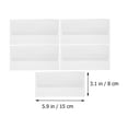thumbnail image 3 of 5Pcs Double Sided Name Display Sign Clear Acrylic Signs Tabletop Card Holder Acrylic Display Stand, 3 of 8