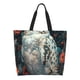 thumbnail image 1 of Easygdp Moon Flower White Owl Bolsas Tote para Mujer, Bolsos de Hombro para Viaje, Bolsos de Mano de Gran Capacidad para Compras y Trabajo, 1 of 8