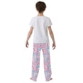 thumbnail image 3 of Peach Blossom Dumplings Pajama Pants Soft and Lightweight Elastic Waistband Pajama Pants, 3 of 8