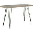 thumbnail image 3 of SAFAVIEH Wolcott 55" Width Retro Mid-Century Lacquer Console, Grey/Black, 3 of 3