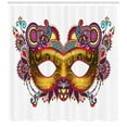 thumbnail image 3 of Ambesonne Mardi Gras Shower Curtain, Ornate Yellow, 69"Wx70"L, Multicolor, 3 of 3