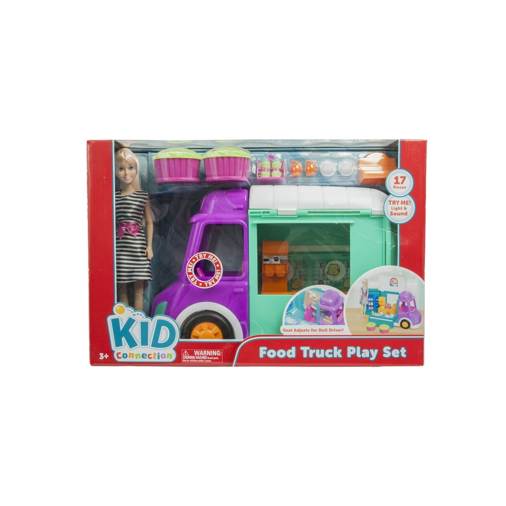 Kid Connection Food Van With Doll.