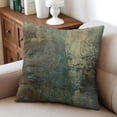 thumbnail image 4 of Throw Pillow Covers in Teal and Brown - A Chic Geometry Design for Fashionable Living Rooms, 4 of 7