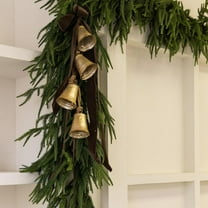 Norfolk Pine Garland Christmas Garland - Realistic Norfolk Pine Cedar Vines, Green Artificial Indoor Outdoor Garland for Mantel Stair Doorway Table Wall