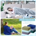 thumbnail image 6 of 6 Pcs Flannel Soft Throw Blanket Bulk Large 3D Waffle Textured Faux Fur Throw Fleece Blanket 50 x 60 Inches No Shedding No Pilling Lightweight Blankets for Bedroom Couch Sofa(Graceful), 6 of 12