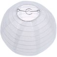 thumbnail image 1 of SODIAL(R) Blanc Lanterne/lampe en Papier Chinois/japonais 8" de Diamètre, 1 of 5