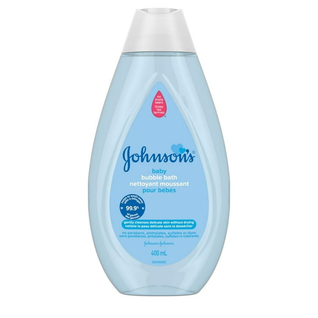 Johnson’s Tear-Free Baby Bubble Bath - gently cleanses skin