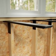 The Original™ Side Wall Aluminum Hidden Countertop Support (12 inch, Right)