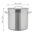 18 Quart Stainless Steel Stock Pot, Heavy Duty Large Soup Boiling with