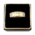 thumbnail image 3 of Two Tone Gold Plate Stainless Steel Industrial Ring Size 9, 3 of 4