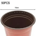 thumbnail image 2 of Plastic Plant Flower Pots Nursery Pot Plant Container 50Pcs, 2 of 6