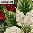 thumbnail image 6 of Christmas Poinsettias Fun Shower Curtain for Bathroom Shower Curtain Set with 12 Hooks Waterproof Fabric Bath Curtain for Bathtub Restroom Decor, 72 X 72 in, 6 of 6