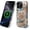 Boho Wild fower, variant on Magnetic Case for iPhone 16 Pro, Compatible with Magsafe, PC Hard Shell Silicone Inner Bumper, Anti-Scratch Full-Body Cover Shockproof Slim Case for iPhone 16 Pro - Hand Painted Lily
