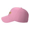 thumbnail image 3 of TEQUAN Peaked Cap Welcome Calligraphy Text Adult Unisex Adjustable Curved Brim Baseball Cap Hat, Pink, 3 of 8
