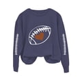 thumbnail image 6 of NMMUED Oversized Shirts for Women, Oversized Sweatshirt for Women, Going Out Tops for Women, Womens Tops Casual, Graphic Sweatshirts for Women, Navy XL, 6 of 6
